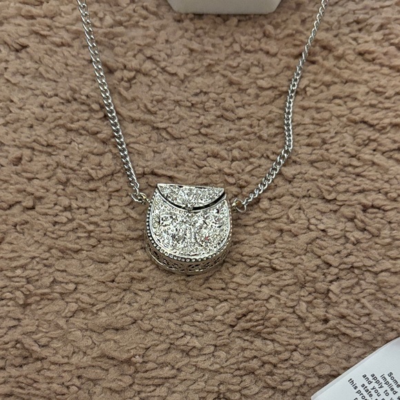 QVC Jewelry - QVC vintage necklace with hidden pocket watch inside purse very unique
